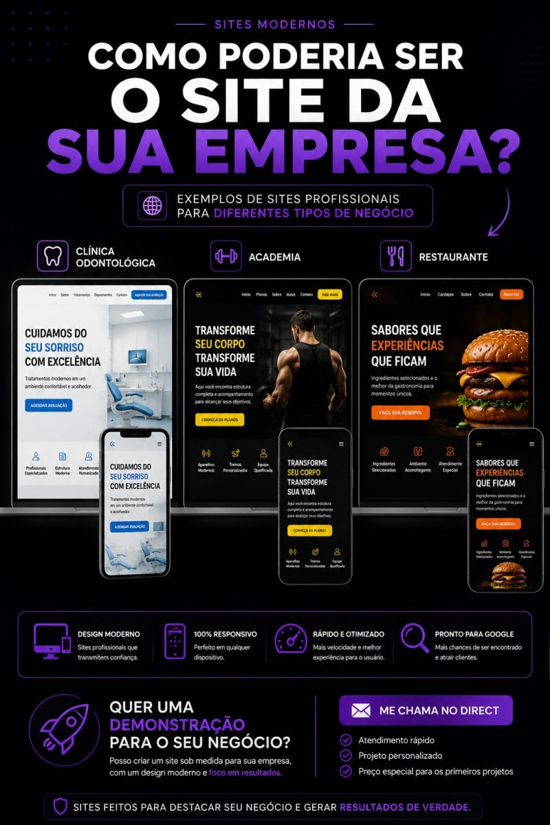 Criação de Sites para Comércios e Prestadores de Serviço — foto 2