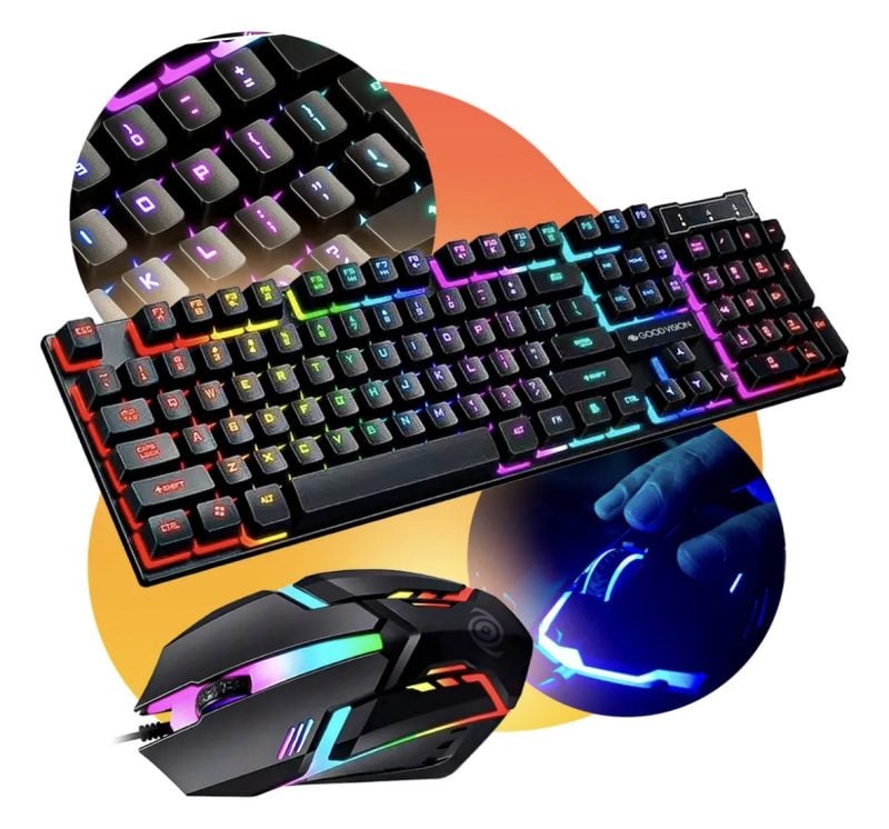 Kit Teclado Mouse Gamer Completo