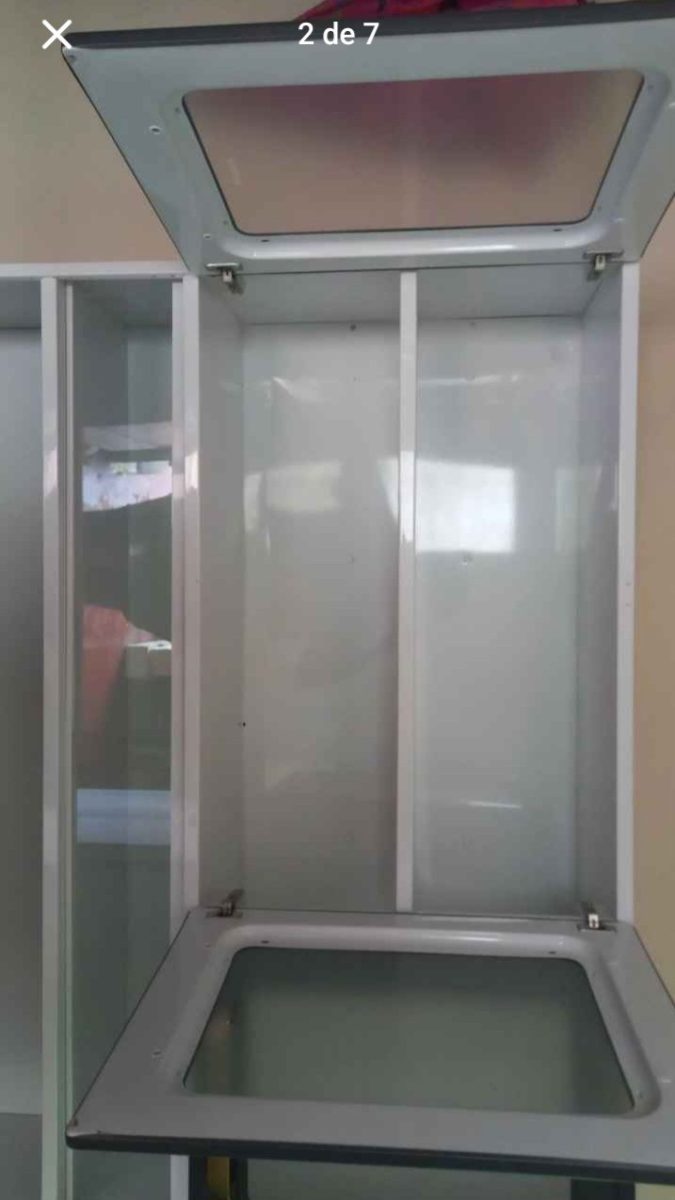 Armário de Cozinha Completo Cinza Grafite e Madeira Lindo e Moderno — foto 2