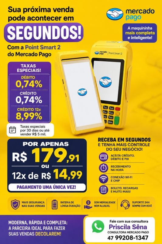 Maquininha de Cartão Smart