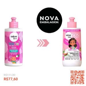 Kit Shampoo + Condicionador + Máscara + Ativador de Cachos + Creme de Pentear SOS Cachos K — foto 4