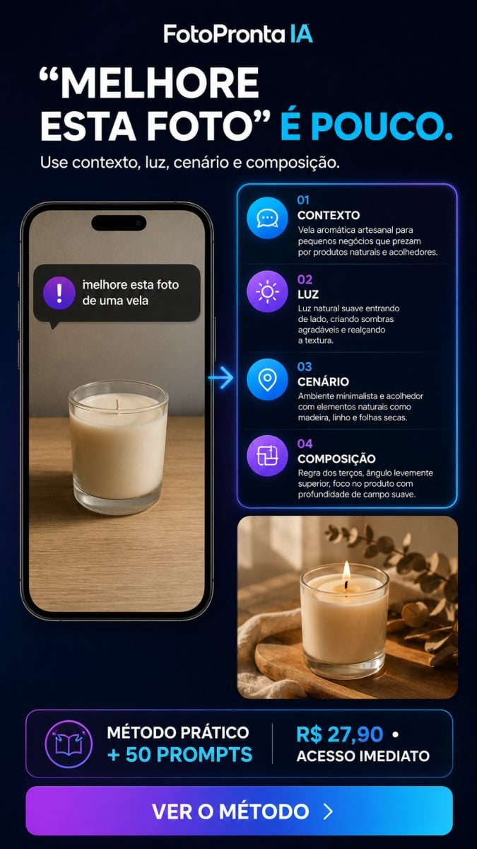 Ebook completo com 120 prompts de IA para deixar suas fotos profissionais — foto 2