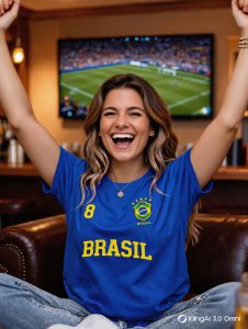 Camiseta Feminina Brasil Copa Camisa Torcedor 100% Algodão — foto 6