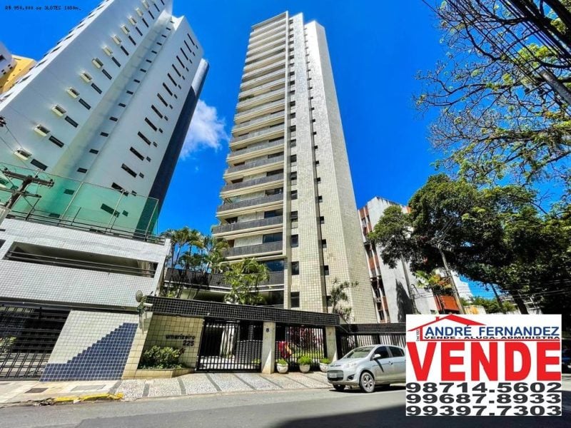 Cobertura Duplex para Venda em Recife, Parnamirm, 5 dormitórios, 3 suítes, 5 banheiros, 3