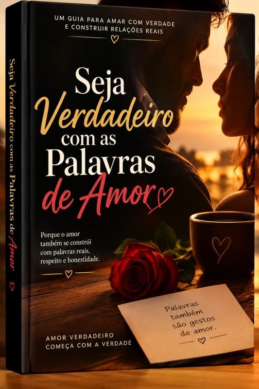Um livro sobre ser verdadeiro com as palavras de amor