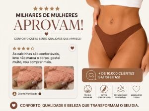 Kit 10 Calcinhas Fio Dental Premium Sem Costura Microfibra — foto 4