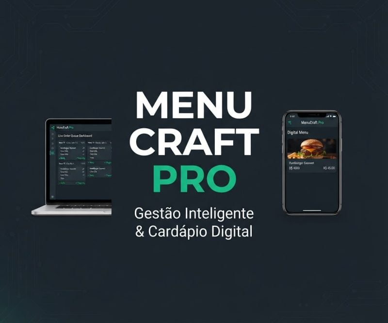 MenuCraft-Cardápio futurista