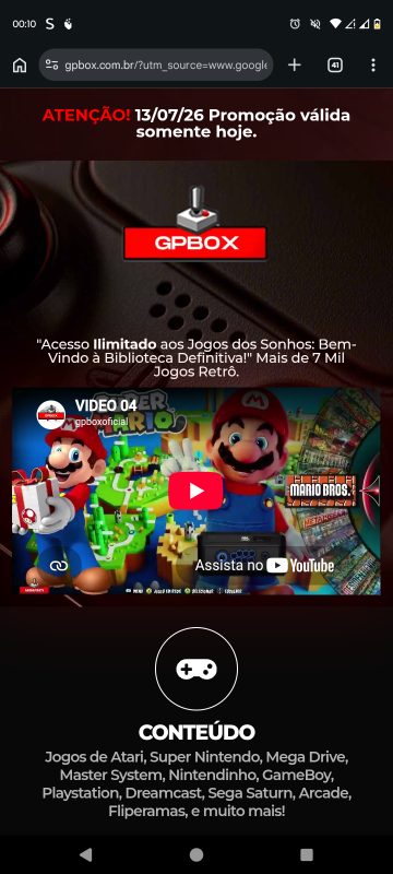 GP BOX sistem games