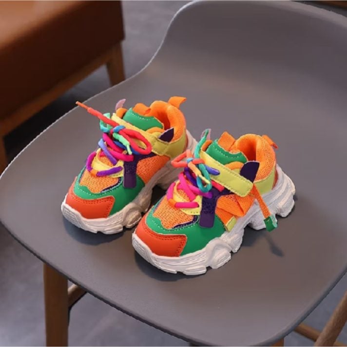 Tênis infantil Sapatos infantis casuais para meninos Moda tênis de corrida para meninas Le — foto 2