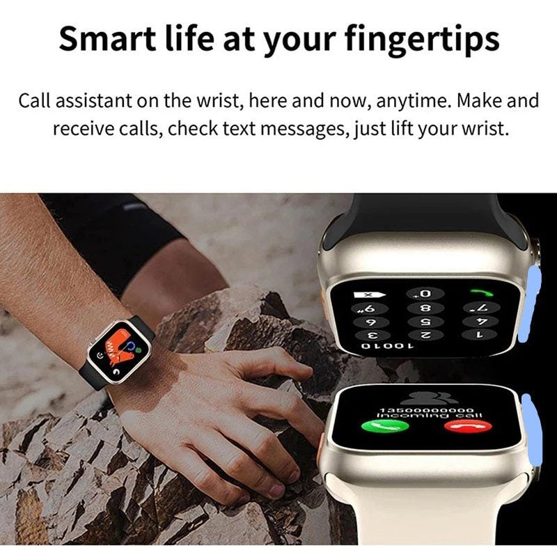 Kit 2 smartwatch S9 Ul 3 Em 2 Relógio Masculino Multi-Tamanho Tela Bluetooth Chamada De Se — foto 2