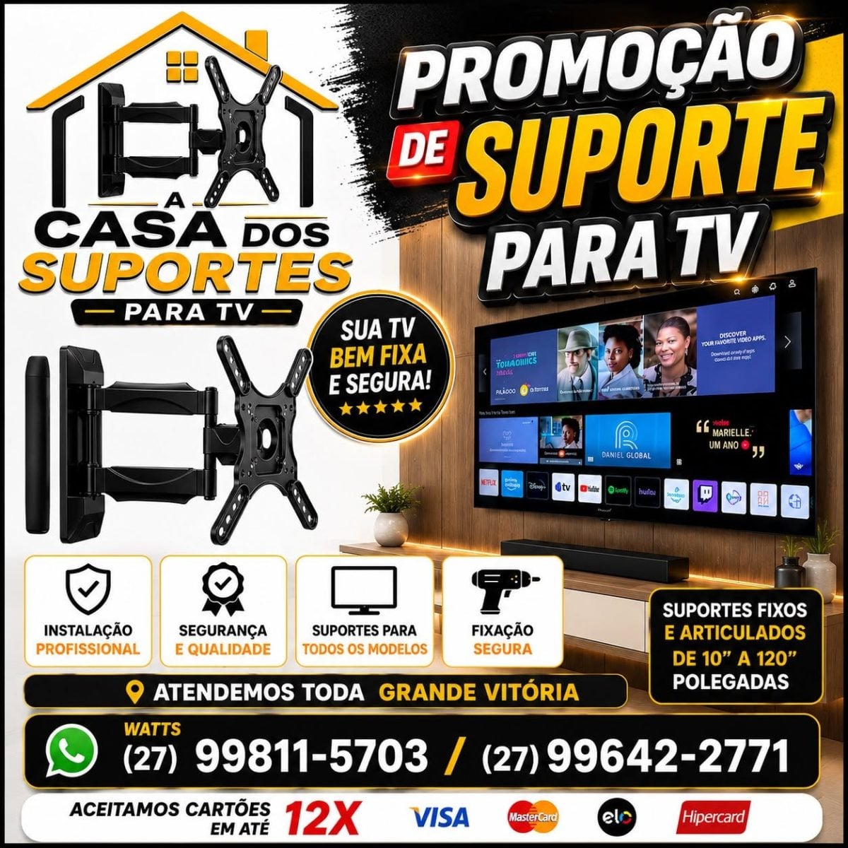 Antenista Apontamento De Antenas E Suporte Para Tv — foto 2