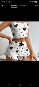 Kit de pijama + camisola feminino estilo baby doll — foto 5