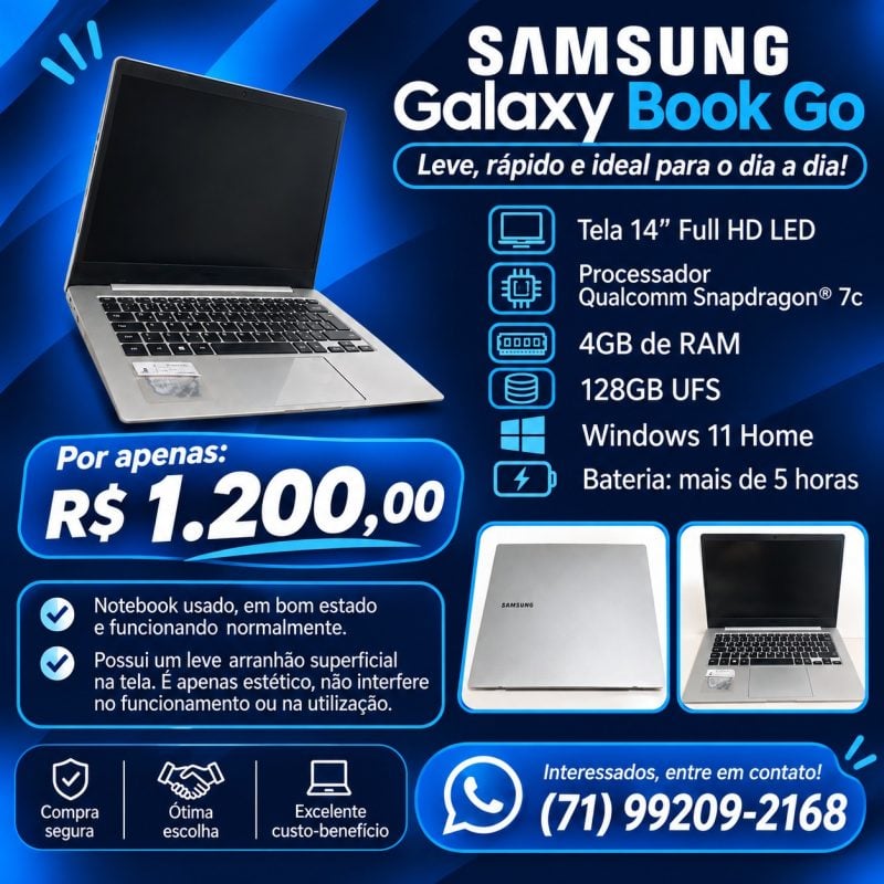 Samsung Galaxy Book Go Fullss HD