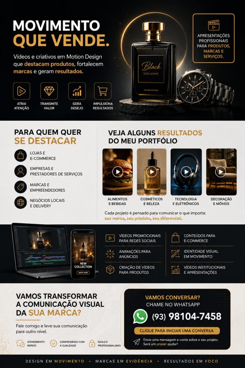 Design Motion para Divulgação de Produtos e Serviços Empresas e E-commerce — foto 2