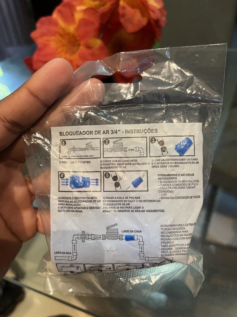 Bloqueador de Ar 3/4 - Reduza sua Conta de Água em até 50% (Pague na Entrega) — foto 2