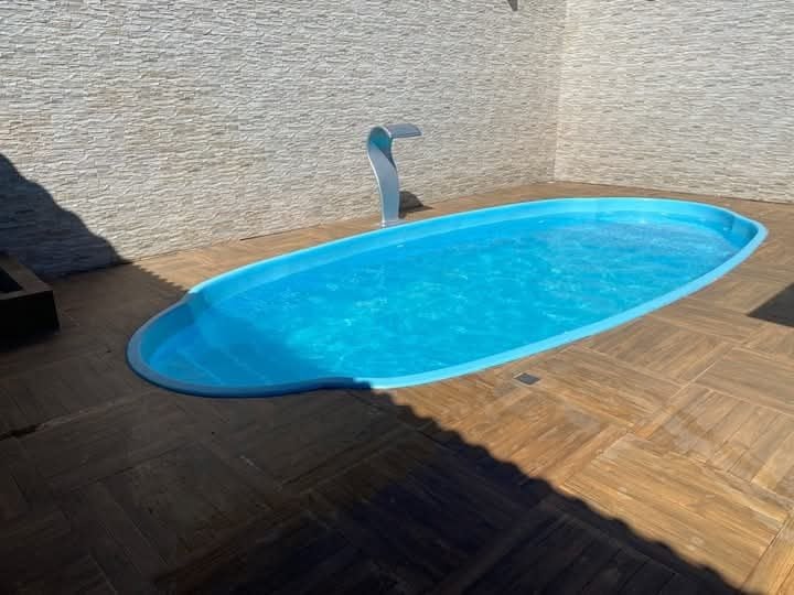 Piscina silver 5 metros de fibra completa