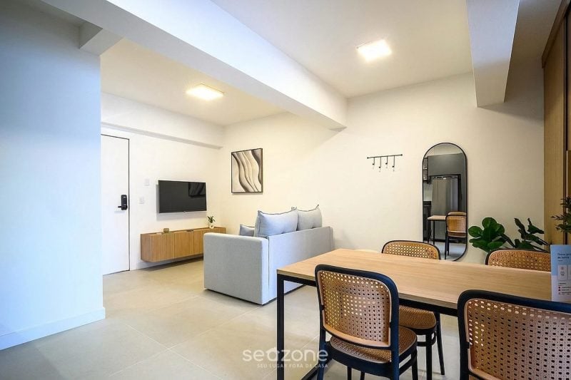 Apartamento 2 quartos mobiliado no Centro de Florianópolis - apto 502