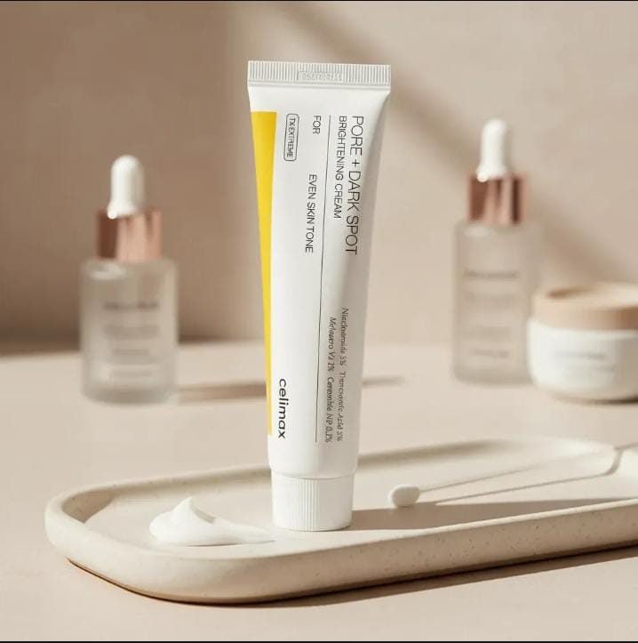 Creme Clareador para Manchas e Poros Visivelmente Menores