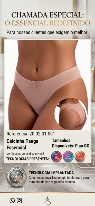Calcinha Tanga Essencial