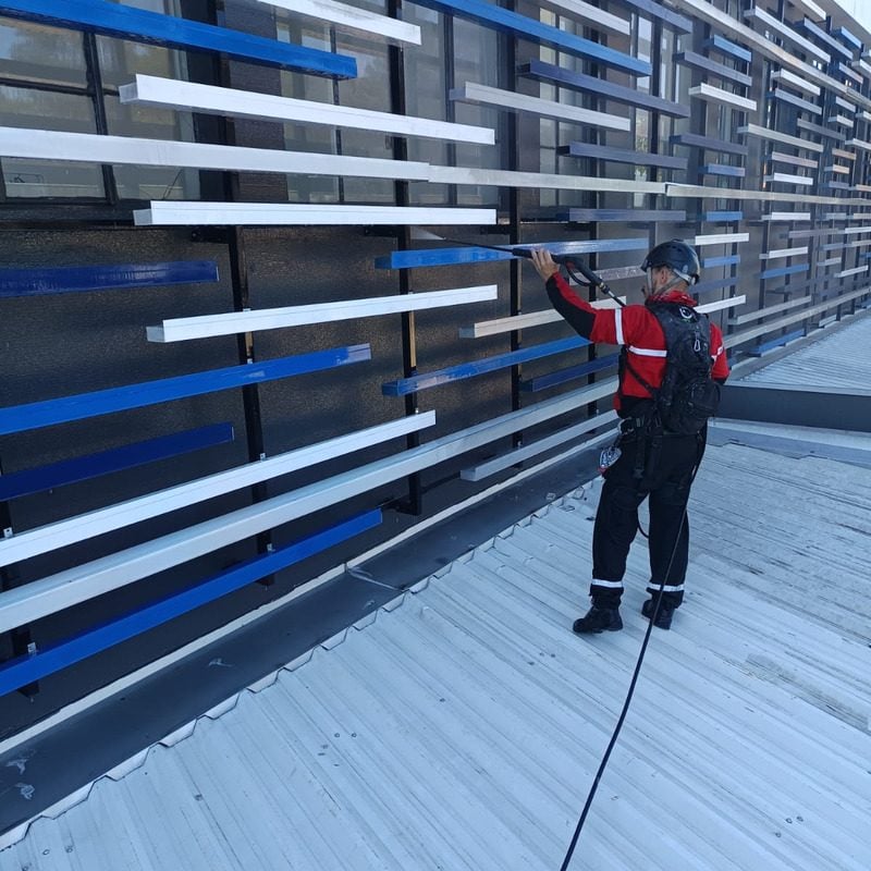 Obras em grandes alturas
