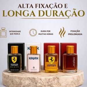 Kit 4 Perfumes Masculinos 100ml Aromas Sofisticados Amadeirados Marcante Intenso Uso Diari — foto 7