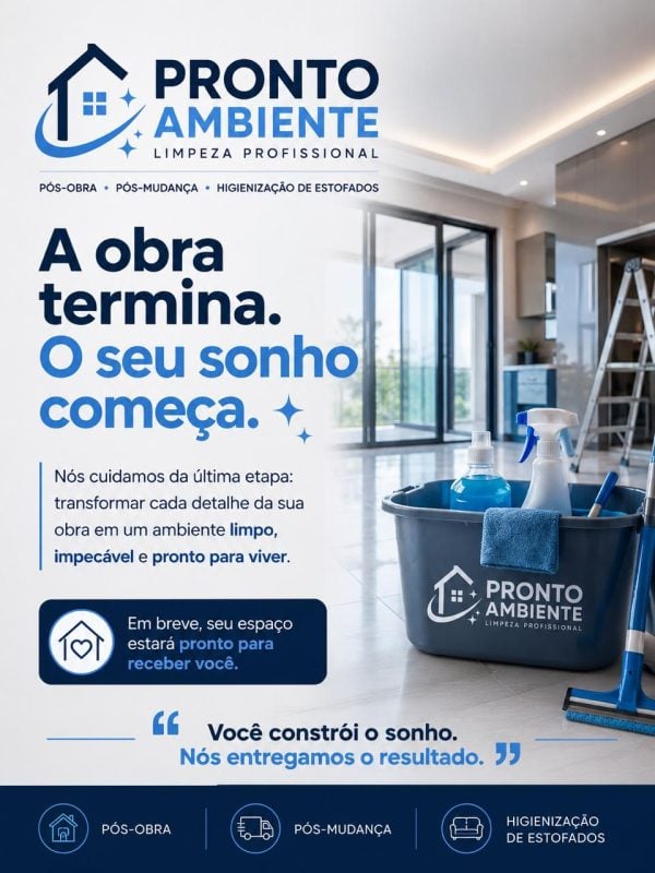 Limpeza Detalhada / Pós -Obra