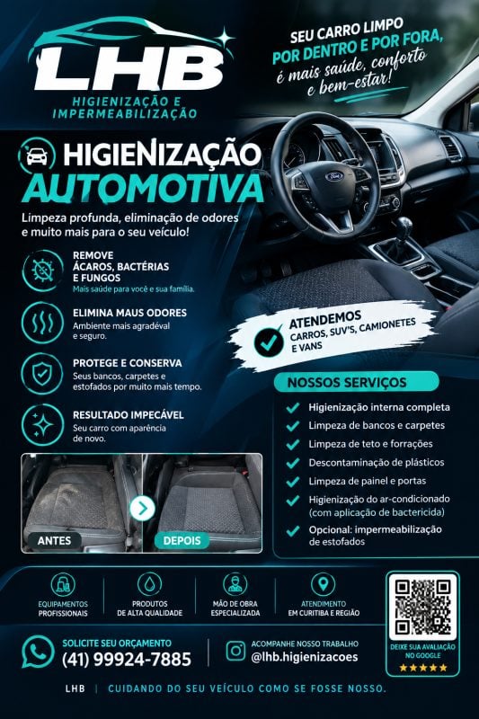 Higienização veicular