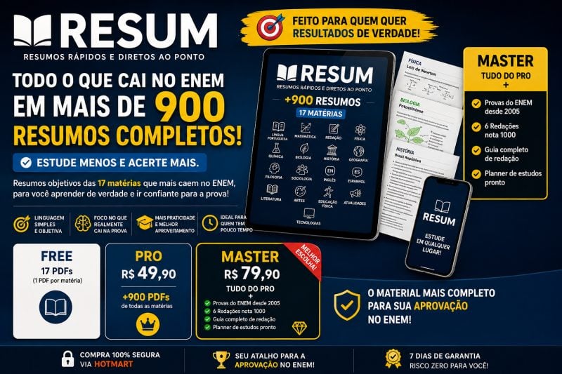 Resumos Para Enem E Vestibular em PDF'S