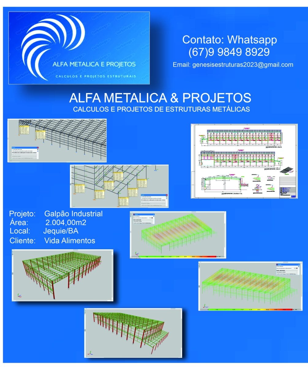 Projetos E Calculos De Estruturas Metalicas — foto 2