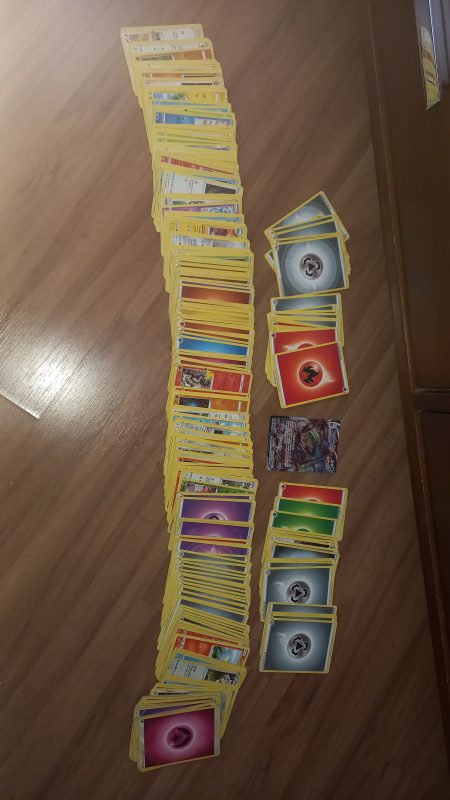 Pack de 368 cartas pokémon + 1 carta rara