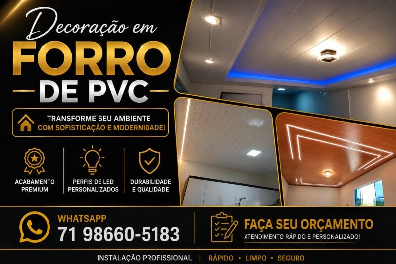 Forro em PVC