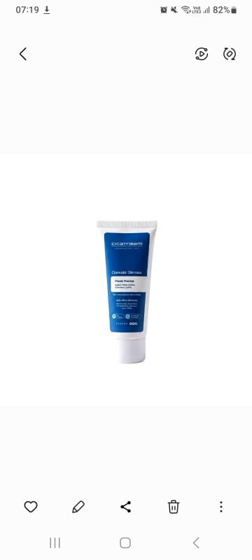 Creme Clareador Dérmico Cicatribem Rosto Axilas Virilha 60g