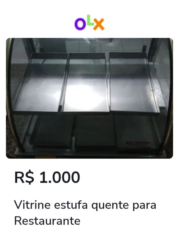 Estufa quente para salgados 6 bandejas