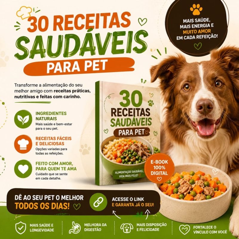30 Receitas Saudáveis para Pet