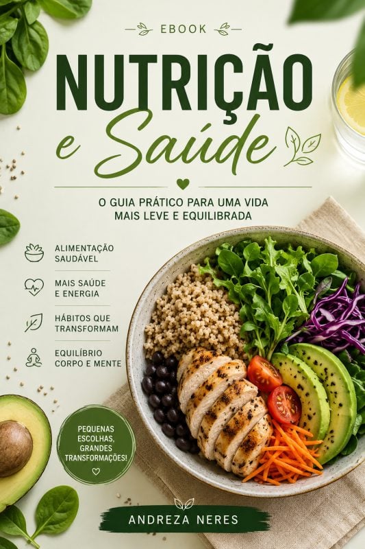 Ebook Nutrição e saúde - O guia prático para uma vida mais leve e equilibrada
