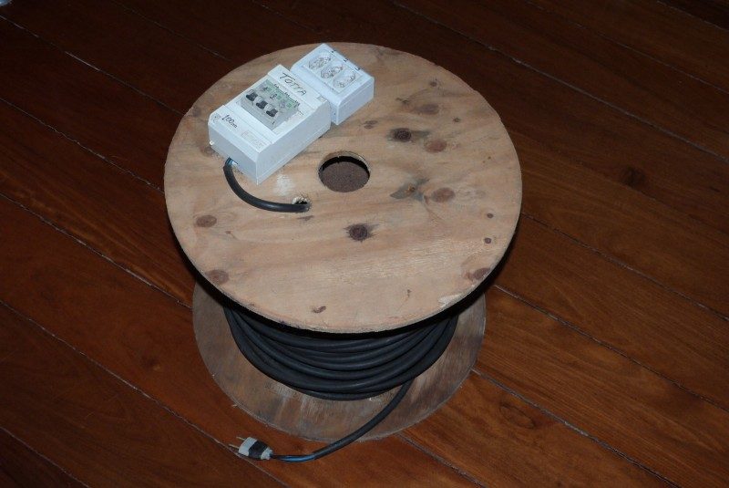 Extensão elétrica 100metros cabo 2x4mm — foto 2