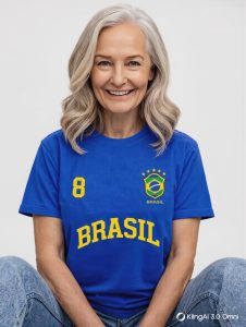 Camiseta Feminina Brasil Copa Camisa Torcedor 100% Algodão — foto 8