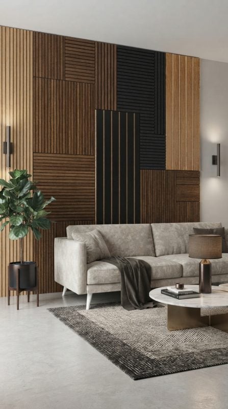 Kit 5, 10 ou 20 Revestimentos Ripados Placa Painel Decorativo
