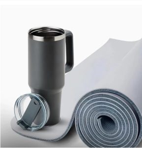 Copo Térmico Grande 1200 Ml Canudo Parede Dupla - LILÁS — foto 4