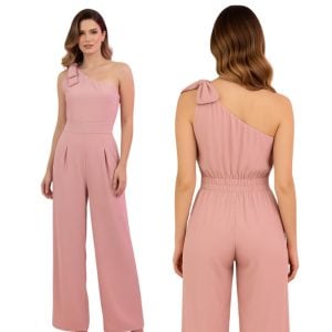 Macacão Feminino Premium Sofisticado De Um Ombro Só Cores variadas — foto 5