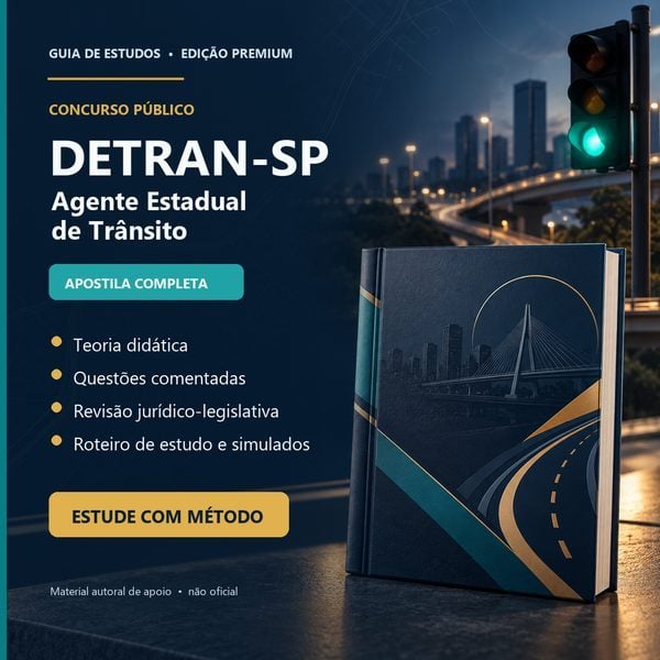 Apostila DETRAN-SP Agente Estadual de Transito - Estudo completo