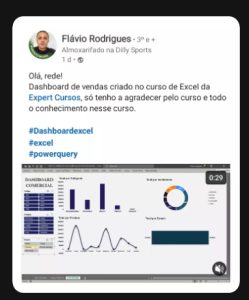 Curso de Excel: Trava quando o chefe pede planilha? PROCV, Dashboard e Macro em 40 aulas — foto 4