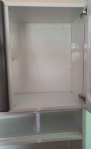 Armário de Cozinha Completo Cinza Grafite e Madeira Lindo e Moderno — foto 5