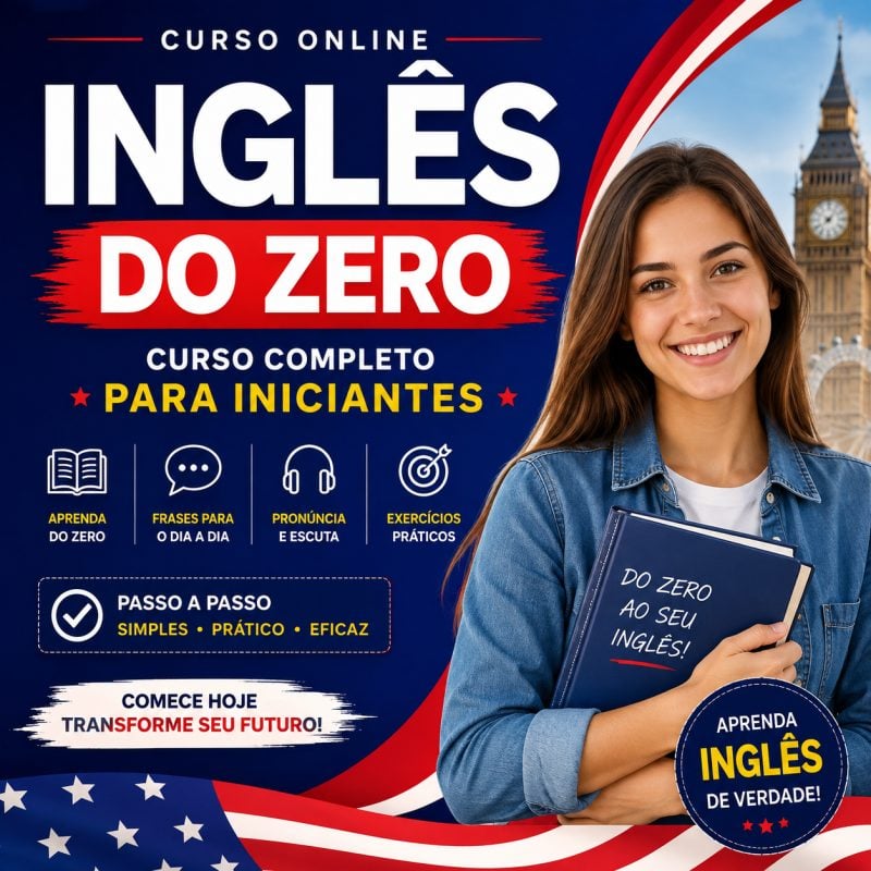Curso Online de Inglês para Iniciantes