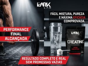 Creatina Monohidratada Pura 500g Dark Lab Unidade Creatina Monohidratada Pura 500g Dark L — foto 3