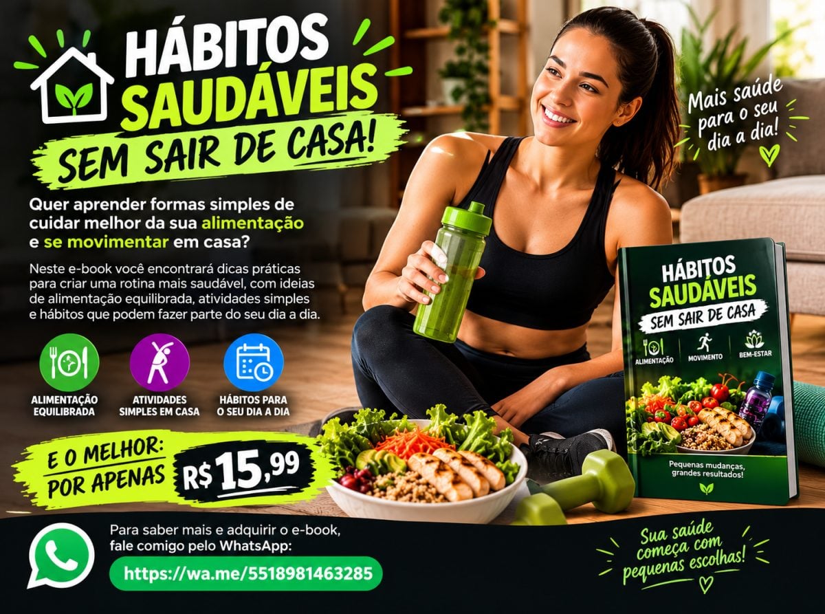 Hábitos saudáveis sem sair de casa! — foto 2