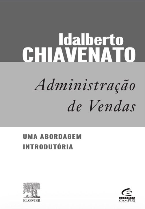 Livro sobre vendas e administração