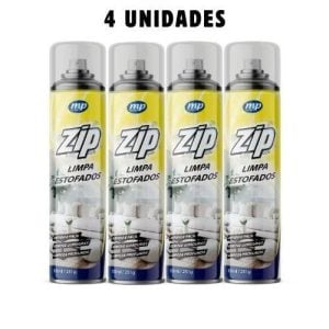 Espuma Spray Zip Clean 300ml Limpa a Seco Sofá, Estofado, Banco de Carro Limpeza Profunda — foto 4