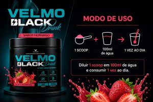 Velmo Black Drink Sabor Morango — foto 4