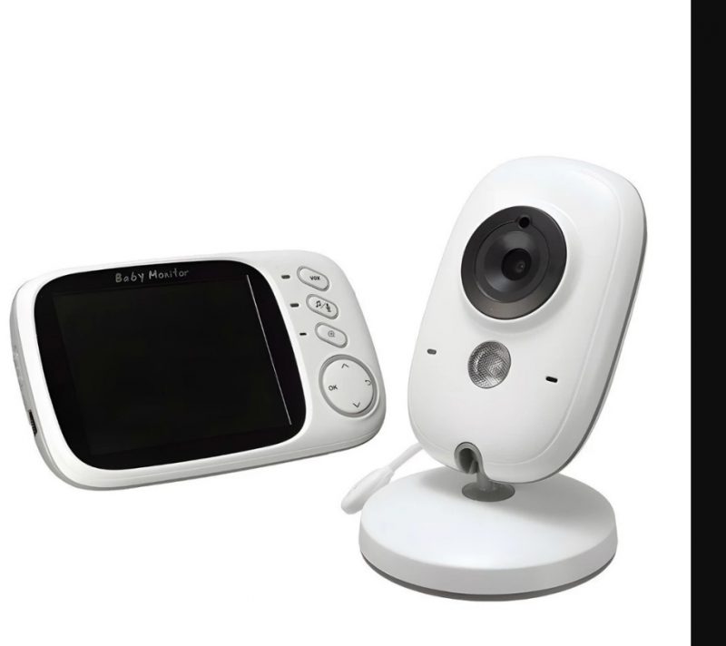 Baba Eletrônica Com Monitor Visão Noturna, Câmera c/ Audio Sensor de Temperatura ALEX